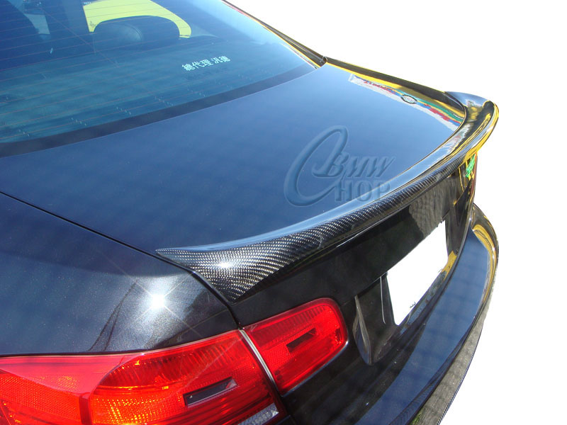 E92 bmw carbon fiber rear deck spoiler #3